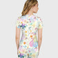 Women's Vibrant Spring Printed Scrub Set SG14