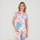Women's Pastel Floral Printed Scrub Set SG16