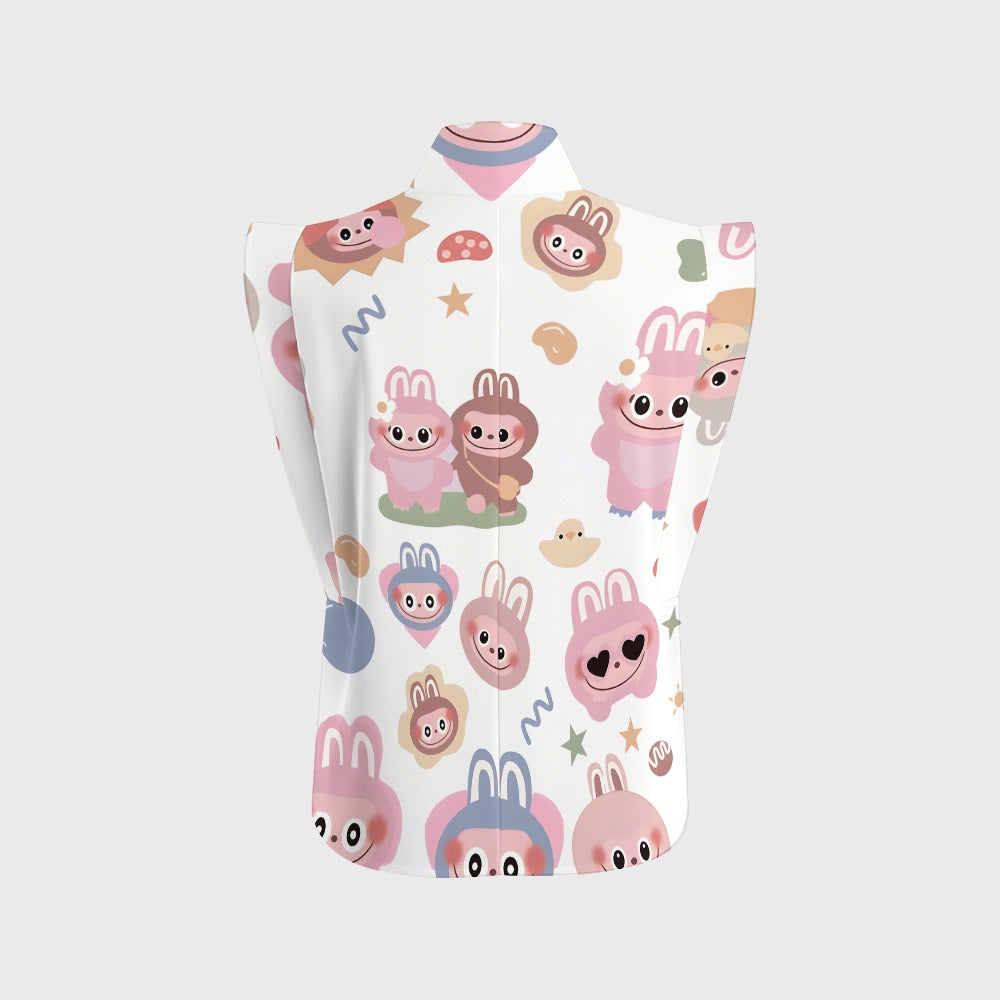 Women's LABUBU Printed Scrub Set SN02