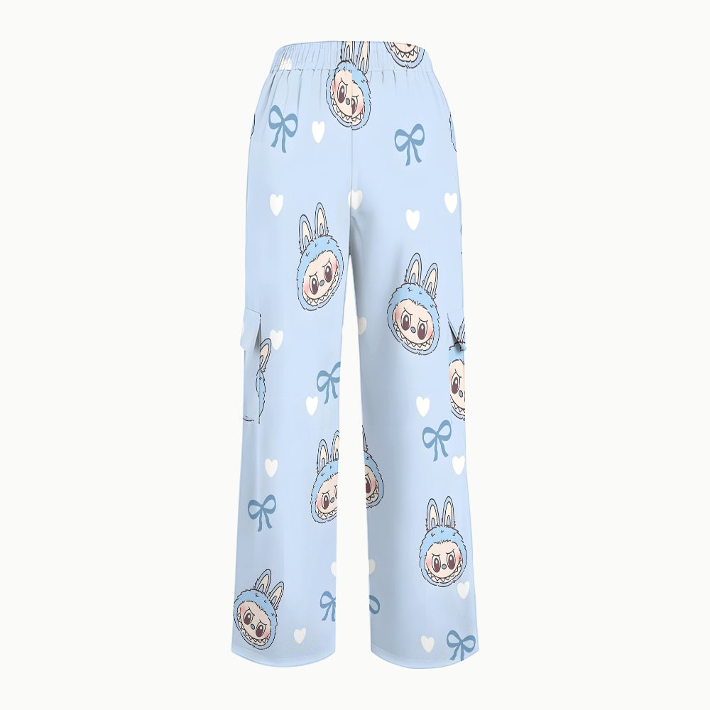 Women's LABUBU Printed Scrub Set SN04