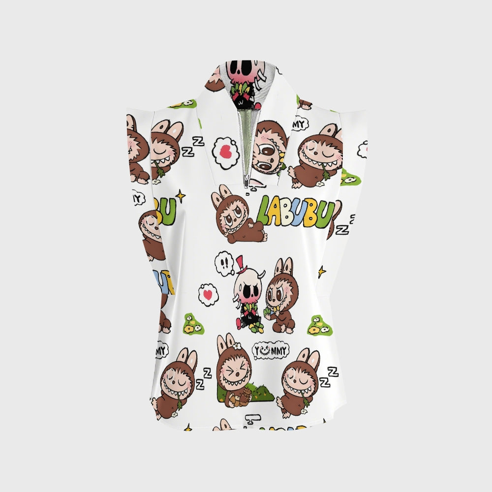 Women's LABUBU Printed Scrub Set SN05