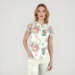 Women's LABUBU Gifts Printed Scrub Set SLB1