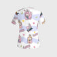 Women's LABUBU Printed Scrub Set SLB2