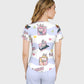 Women's LABUBU Printed Scrub Set SLB2
