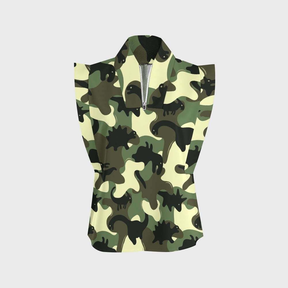 Women's Camouflage Dinosaur Printed Scrub Set ST862