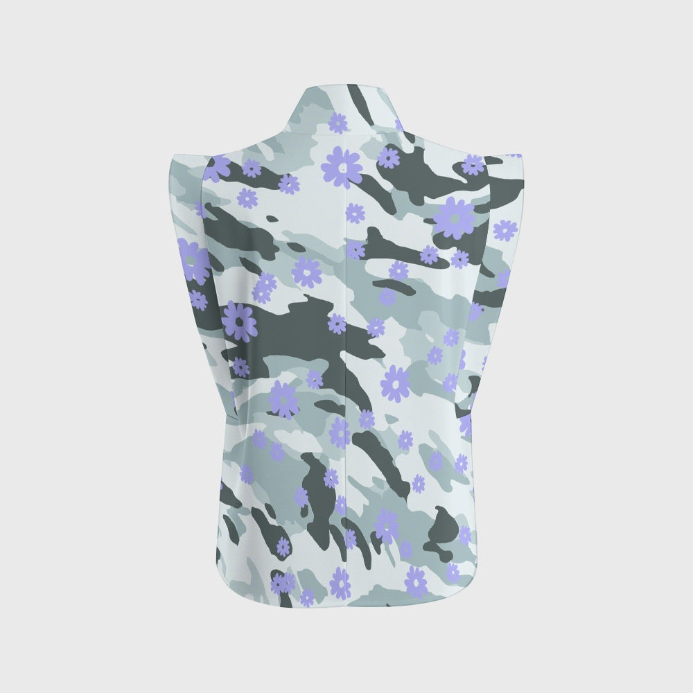 Women's Camouflage Floral Printed Scrub Set ST863