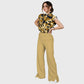 Women's Khaki Camouflage Printed Scrub Set ST864