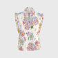 Women's Retro Floral Printed Scrub Set SF01