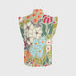 Women's Retro Psychedelic Floral Printed Scrub Set SF03