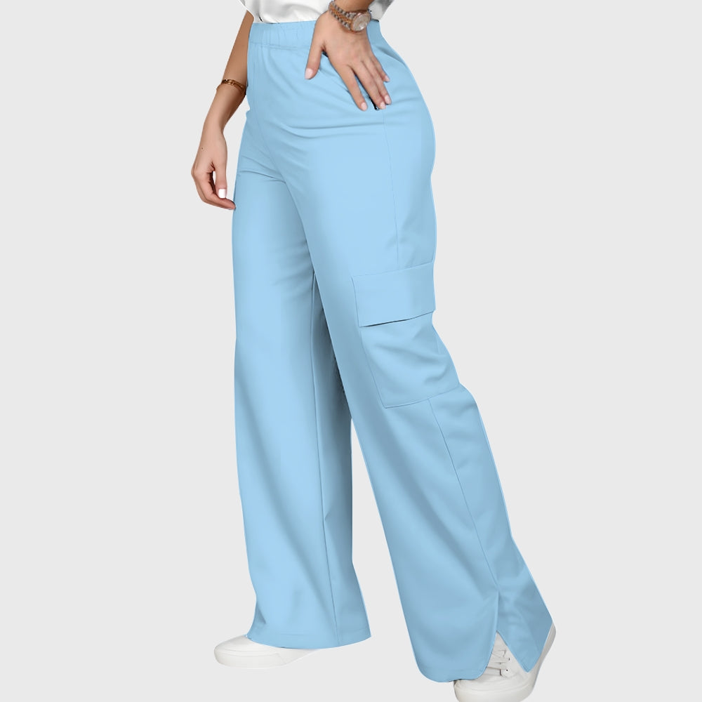 Women's Vintage Mod Floral Printed Scrub Set SF04