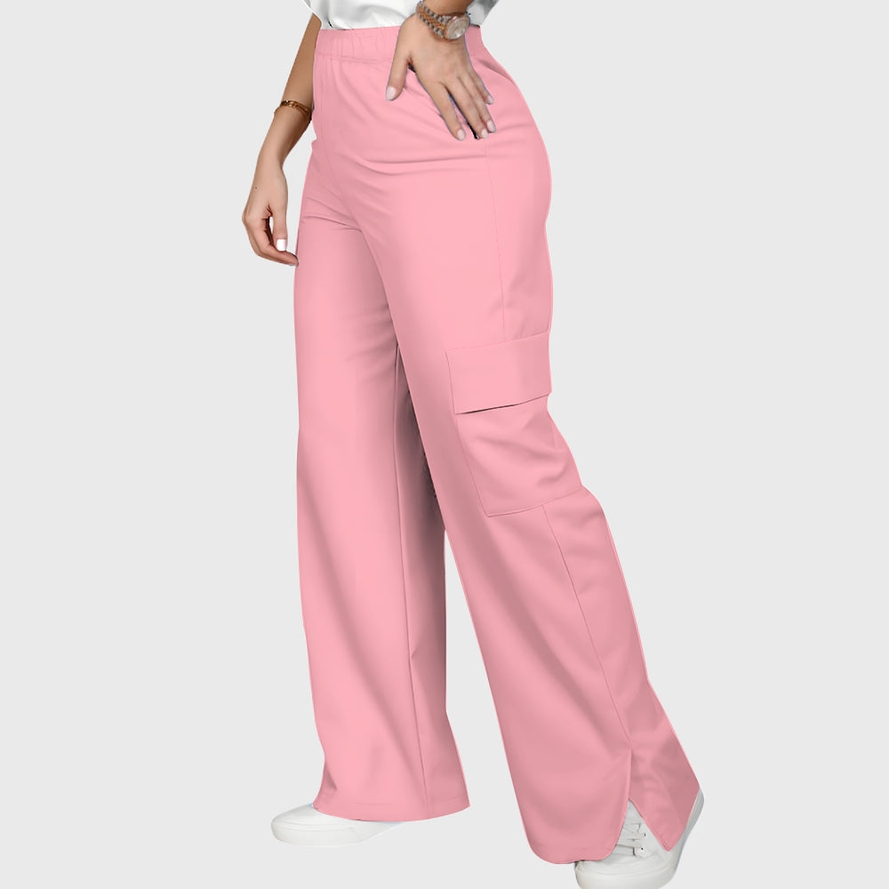 Women's Romantic Rose Garden Printed Scrub Set SF06
