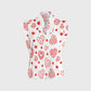 Women's Boho Hearts Printed Scrub Set CL01