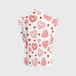 Women's Boho Hearts Printed Scrub Set CL01