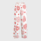 Women's Boho Hearts Printed Scrub Set CL01