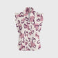 Women's Leopard Heart Printed Scrub Set CL05