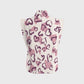 Women's Leopard Heart Printed Scrub Set CL05
