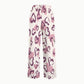 Women's Leopard Heart Printed Scrub Set CL05