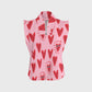 Women's Smiling Hearts Printed Scrub Set CL07