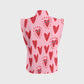 Women's Smiling Hearts Printed Scrub Set CL07