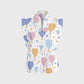 Women's Love Balloons Printed Scrub Set CL08