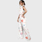 Women's Hearts Stars Dots Printed Scrub Set CL09