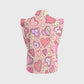 Women's Fall in Love Printed Scrub Set CL10