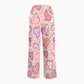 Women's Fall in Love Printed Scrub Set CL10
