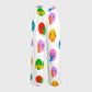 Women's Abstract Comic Faces Printed Scrub Set SP01
