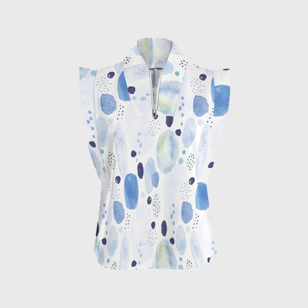 Women's Polka Dot Printed Scrub Set SP02
