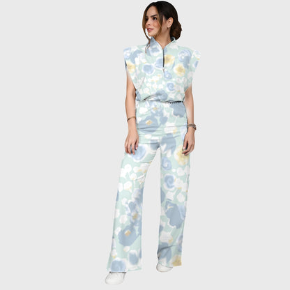 Women's Polka Dot Printed Scrub Set SP03