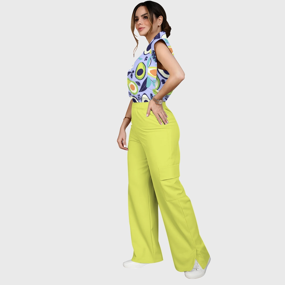 Women's Avocado Printed Scrub Set SP04