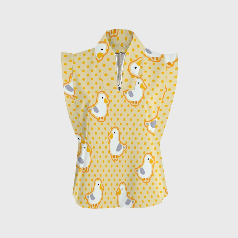 Women's Polka Dot Printed Scrub Set SP06