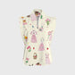 Women's Polka Dot Printed Scrub Set SP08