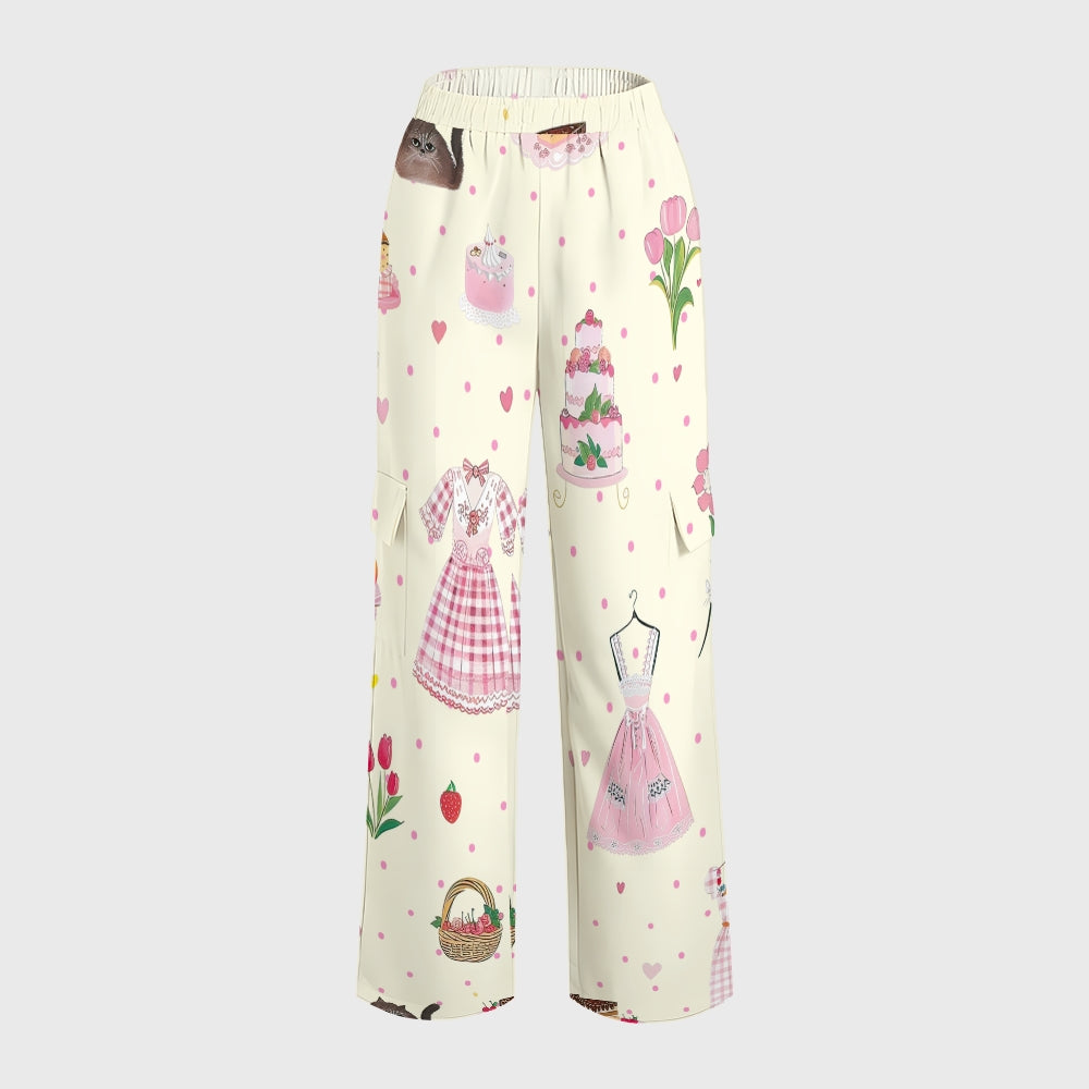 Women's Polka Dot Printed Scrub Set SP08