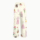 Women's Polka Dot Printed Scrub Set SP08