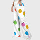 Women's Happy Faces Printed Scrub Set SP10