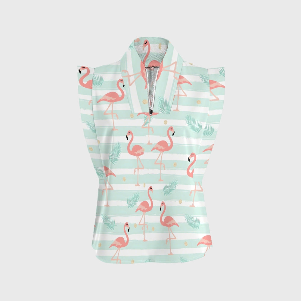 Women's Flamingo Printed Scrub Set SL01