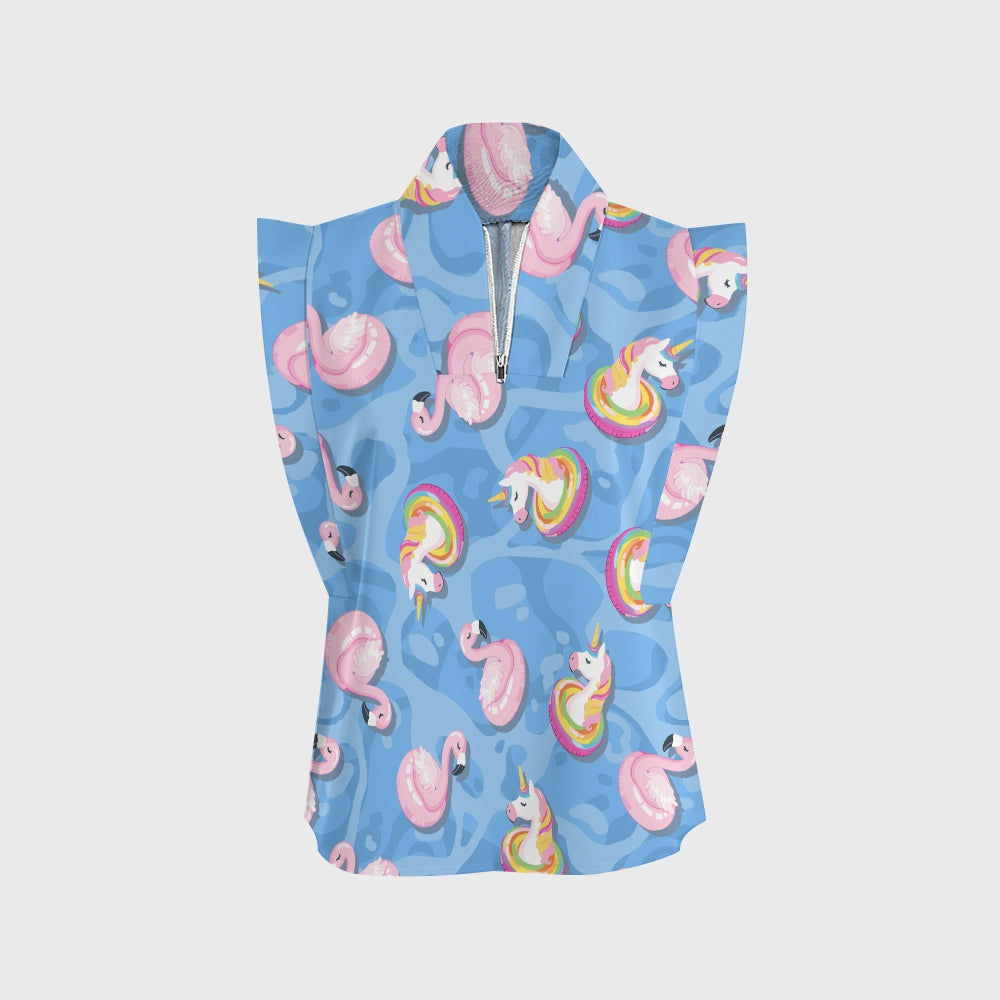Women's Flamingo Printed Scrub Set SL02