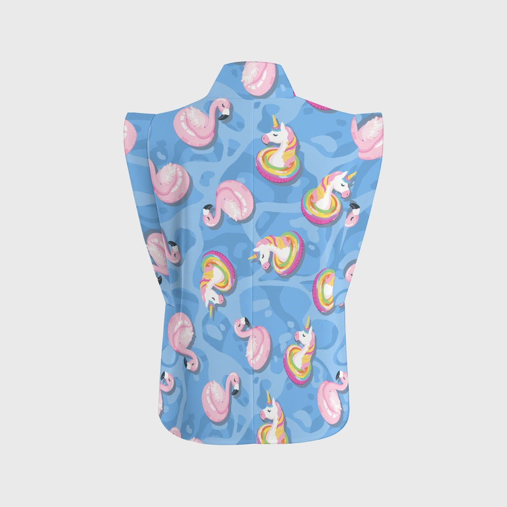 Women's Flamingo Printed Scrub Set SL02