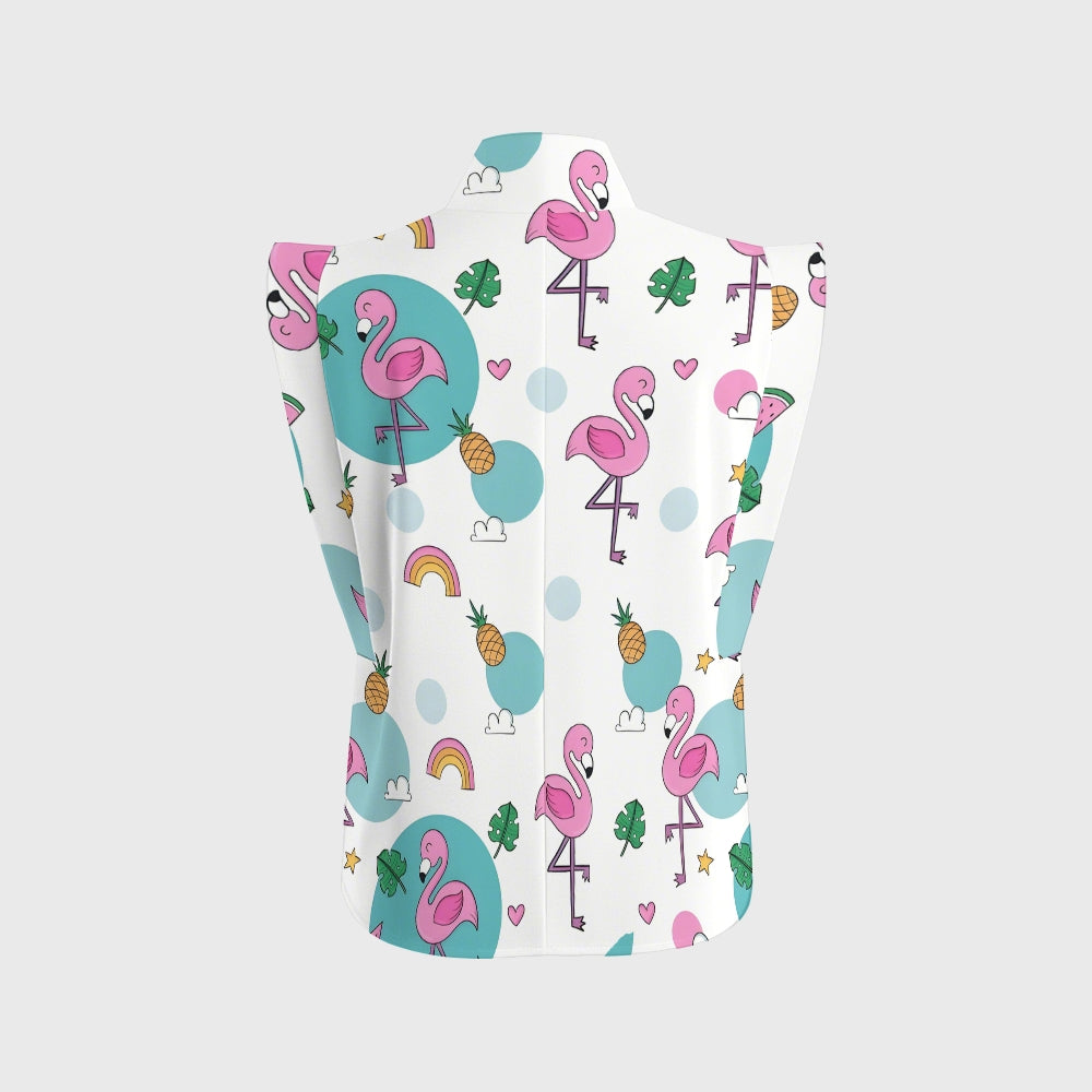Women's Flamingo Printed Scrub Set SL03