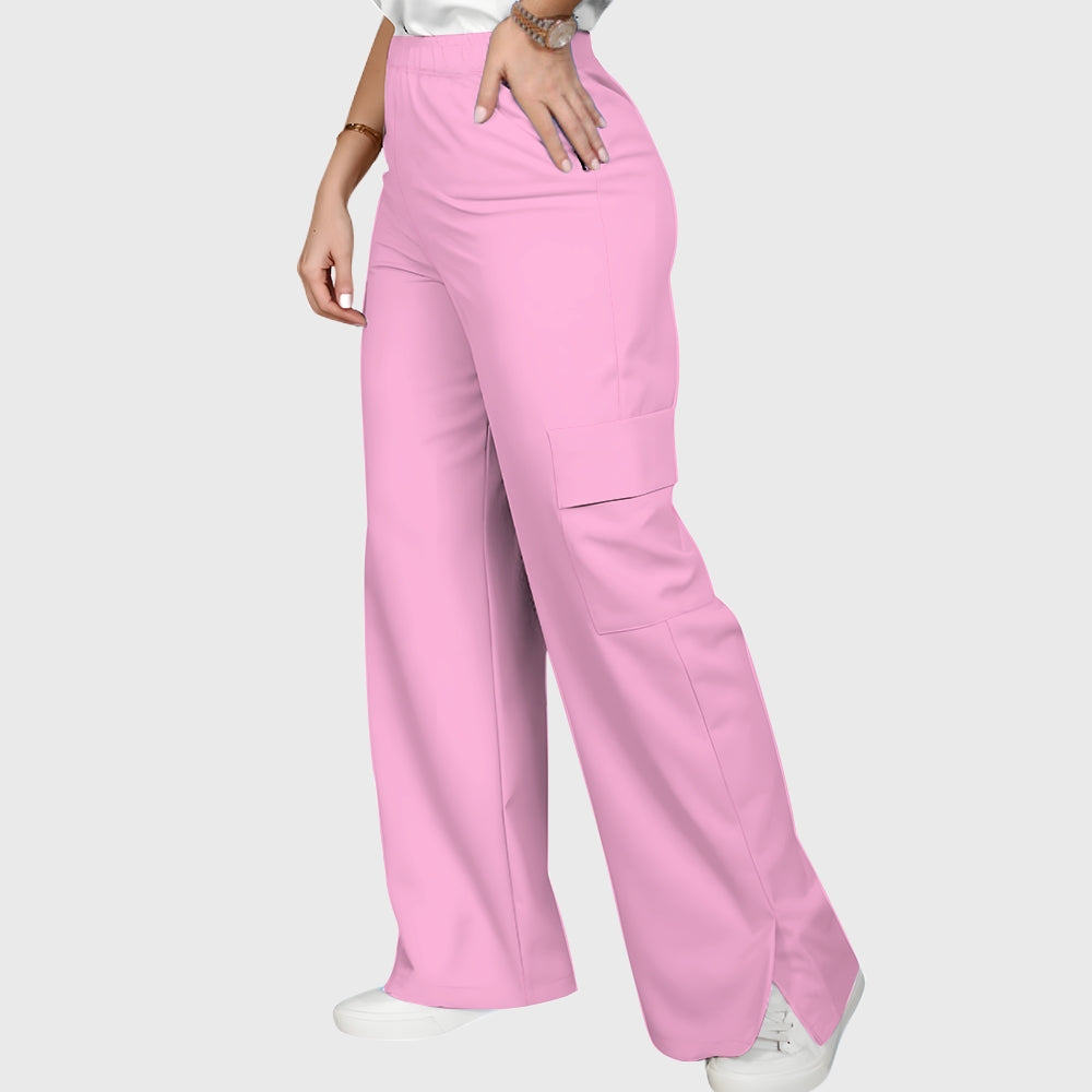 Women's Flamingo Printed Scrub Set SL04