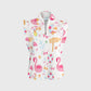 Women's Flamingo Printed Scrub Set SL05