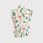Women's Flamingo Printed Scrub Set SL06