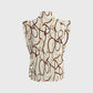 Women's Metallic Line Series Printed Scrub Set  SM01