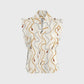 Women's Metallic Line Series Printed Scrub Set  SM03