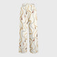 Women's Metallic Line Series Printed Scrub Set  SM03