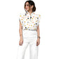 Women's Polka Dot Printed Scrub Set SP12