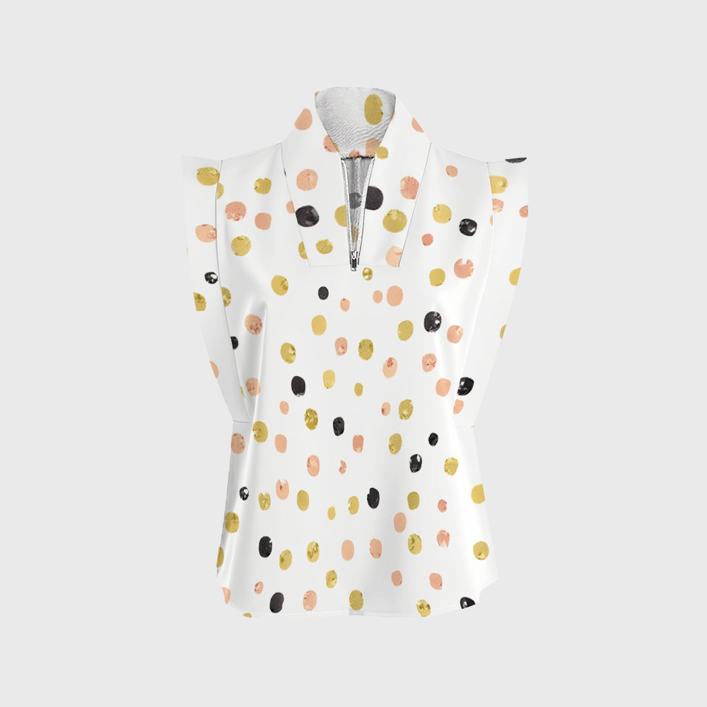Women's Polka Dot Printed Scrub Set SP12