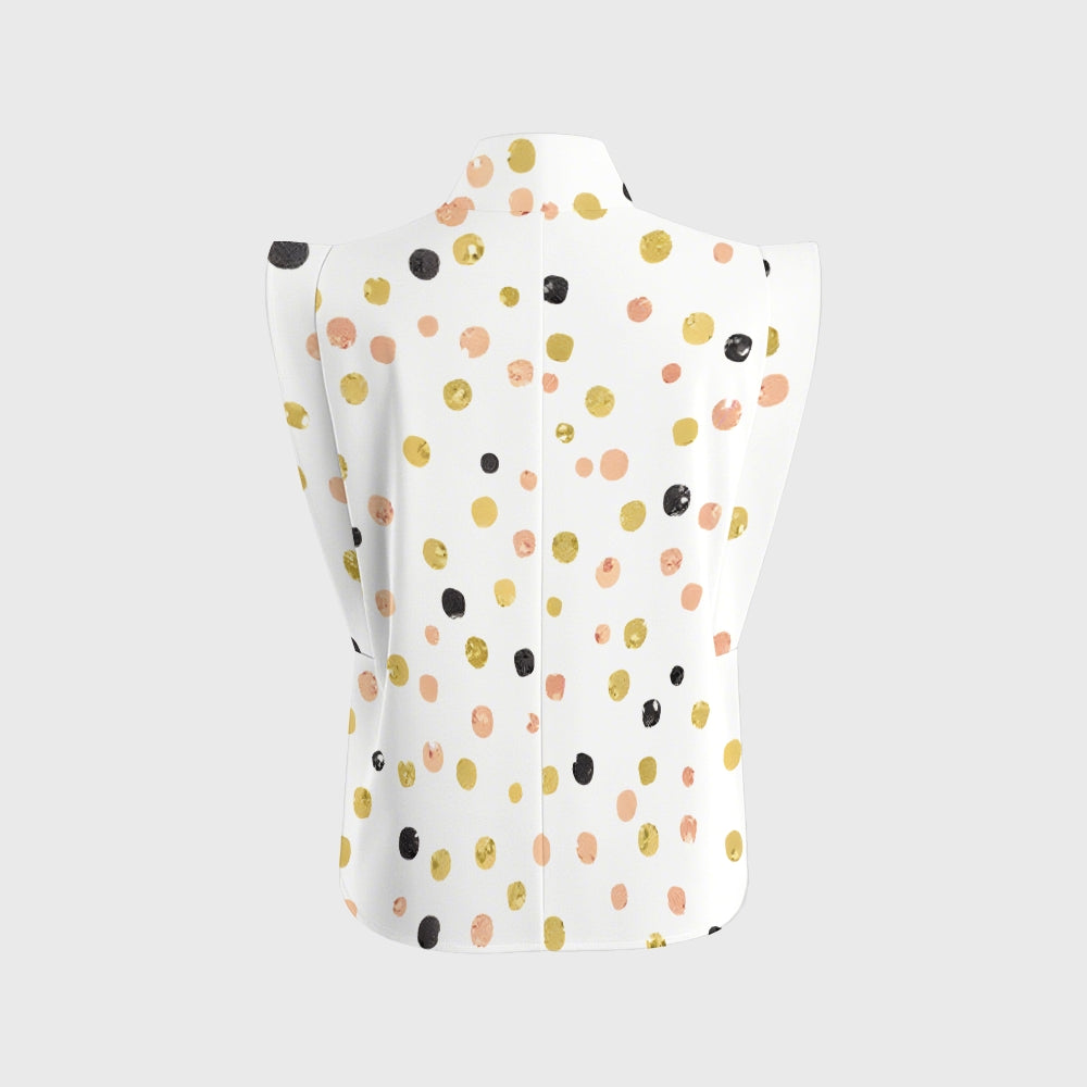 Women's Polka Dot Printed Scrub Set SP12