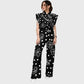 Women's Polka Dot Printed Scrub Set SP14